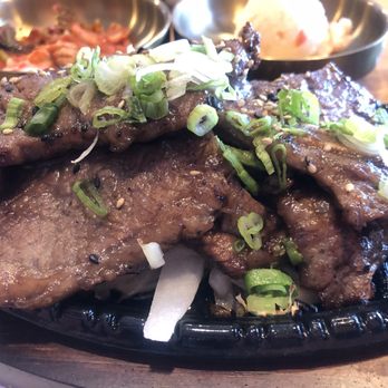 Chodang Tofu & BBQ - Galbi beef wasn't seasoned well enough and it was a little undercooked - Korean Near Me - Anaheim, California