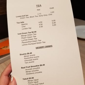 A Corner Cafe - Drinks menu - Cafes Near Me - Markham, Ontario