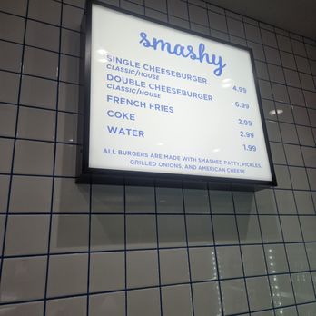 Smashy - Menu - Burgers Near Me - New York, New York