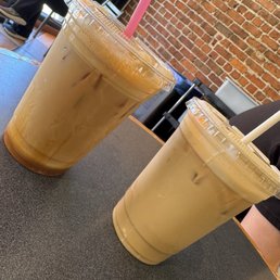 Iced Caramel macchiato and Iced White Mocha