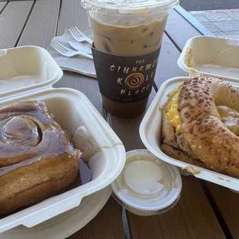 Cinnamon Roll Place - Classic Cinnamon Roll Breakfast Sandwich : Hawaii Head - Bakeries Near Me - Kihei, Hawaii