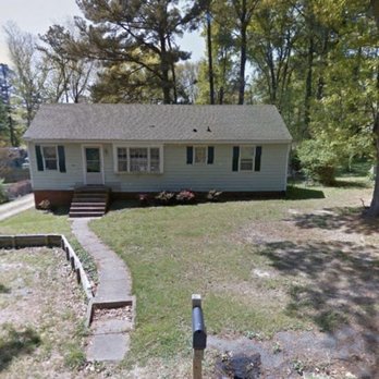 Black Rabbit Tattoo - My childhood home she used as reference - Tattoo Near Me - Richmond, Virginia