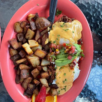 Violet Rooster - Chico's Chorizo Benedict - Breakfast & Brunch Near Me - Chino Hills, California Violet Rooster - Chico's Chorizo Benedict - Breakfast & Brunch Near Me - Chino Hills, California