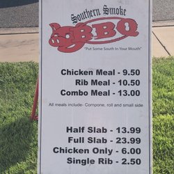 Southern Smoke BBQ - Menu