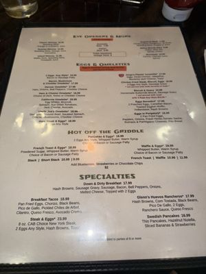 Menu photo 2 Millies Reno, NV