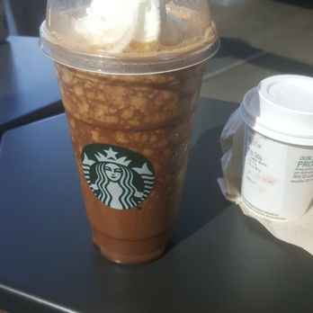 Starbucks - Venti mocha frappucino with soy milk. - Coffee & Tea Near Me - Pleasanton, California Starbucks - Venti mocha frappucino with soy milk. - Coffee & Tea Near Me - Pleasanton, California