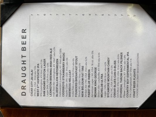 Menu photo 4 BRU Burger Bar - Lexington Lexington, KY