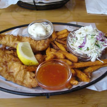 Pacific Catch - fish and chips-- with sweet potato fries - Seafood Near Me - Corte Madera, California Pacific Catch - fish and chips-- with sweet potato fries - Seafood Near Me - Corte Madera, California