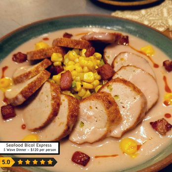 Kaya - Seafood Bicol Express - smoked seafood sausage in spicy coconut sauce - Filipino Near Me - Orlando, Florida Kaya - Seafood Bicol Express - smoked seafood sausage in spicy coconut sauce - Filipino Near Me - Orlando, Florida