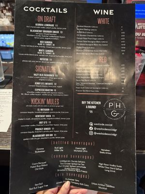 Menu photo 2 Westside Social Grand Rapids, MI