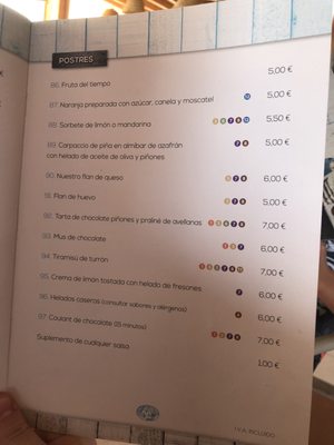 Menu photo 2 Casa Salvador Cullera, V