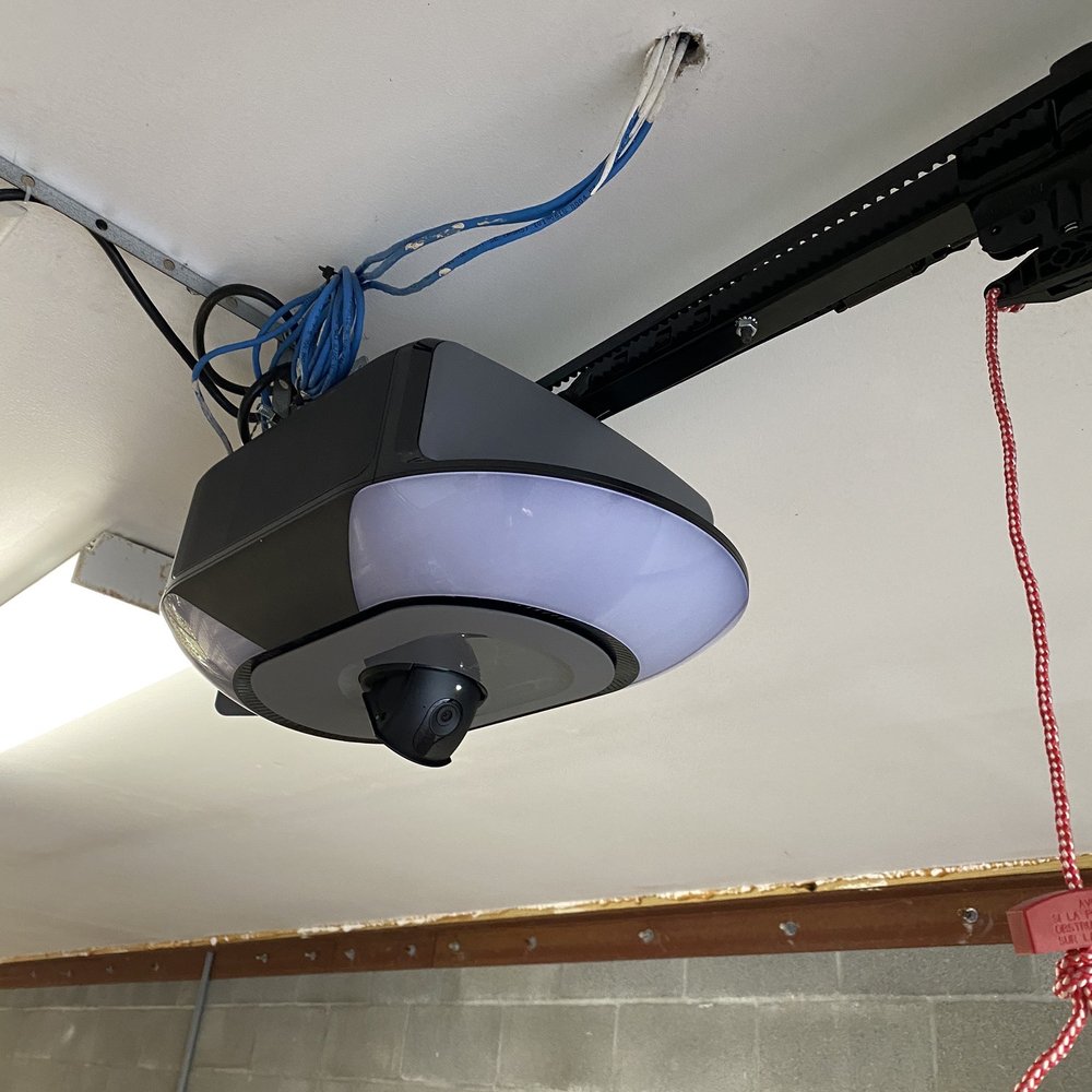 Myers Door Services - New opener cleanly installed in garage. - Garage Door Services Near Me Myers Door Services - New opener cleanly installed in garage. - Garage Door Services Near Me