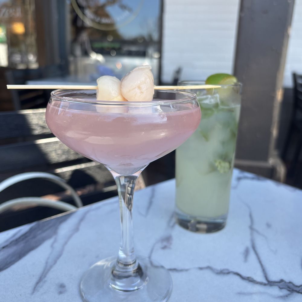 lychee martini and mojito lychee martini and mojito