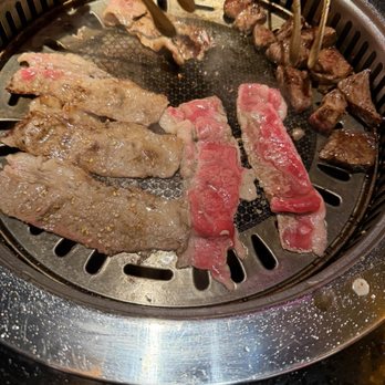 Wagyu Factory - Brisket (left) and short ribs (right) cooking - Barbeque Near Me - Lake Forest, California Wagyu Factory - Brisket (left) and short ribs (right) cooking - Barbeque Near Me - Lake Forest, California