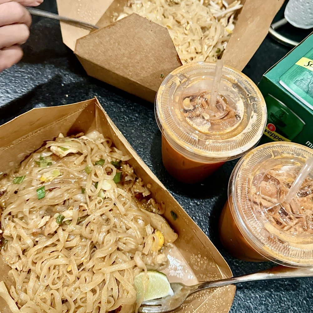 The Pad Thai Stand - Top: Central (Bangkok), Bottom: Northern (Chiang-Mai), Thai Tea - Thai Near Me - San Diego, California