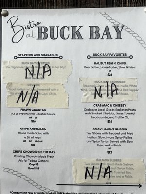 Menu photo 5 Buck Bay Shellfish Farm Olga, WA
