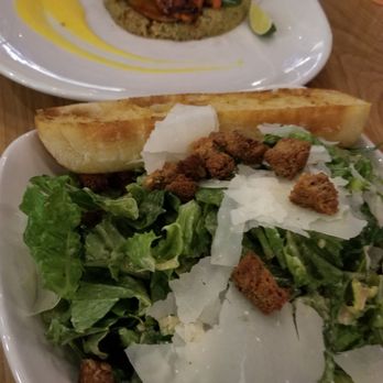 Moxies - Mango chicken and ceasar salad (full not a side salad) - Lounges Near Me - Plano, Texas Moxies - Mango chicken and ceasar salad (full not a side salad) - Lounges Near Me - Plano, Texas