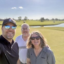 Melissa Rippy - Allstate Insurance - Melissa golfed with fellow agency owner Brendon Ericson and Personal Financial Representative Doug Kierstein.