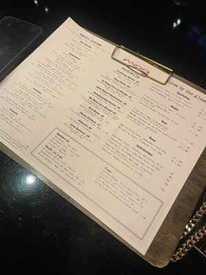 Menu photo 1 Bar Moxy New York, NY Menu photo 1 Bar Moxy New York, NY