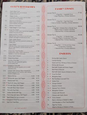 Menu photo 1 New China Chef Streamwood, IL