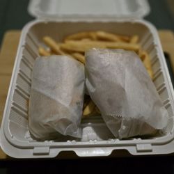 TeeCee’s Burgers, Wings & Shrimp - Chopped Cheese w/ fries