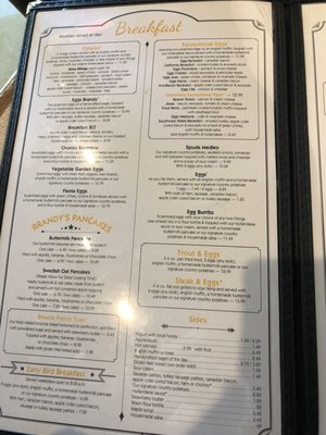 Menu photo 7 Brandy's Cafe Flagstaff, AZ