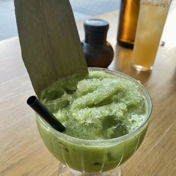 Hello Sunshine - Matcha Colada - Bars Near Me - Banff, Alberta