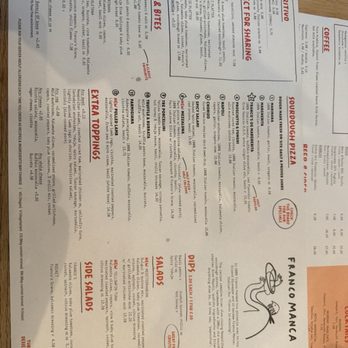 Franco Manca - Menu as of 06/10/26 subject to change for inflation! - Italian Near Me - London, XGL Franco Manca - Menu as of 06/10/26 subject to change for inflation! - Italian Near Me - London, XGL