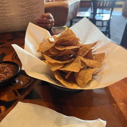 Chips and salsa. Yum! Chips and salsa. Yum!