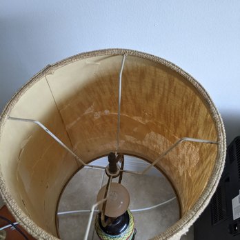 Alliance Movers - This was a vintage lamp that wasn't wrapped or protected at all this shade is one of a kind and completely ruined.. - Movers Near Me - Winter Haven, Florida