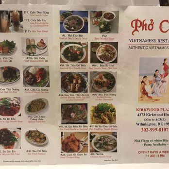 Pho Cali - Menu 1 - Vietnamese Near Me - Wilmington, Delaware
