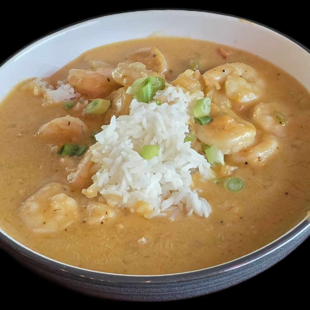 Beautiful bowl of etoufée