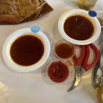 Star Crab - Dark Blue dot 911 Sauce | Light Blue Crazy Sauce - Cajun/Creole Near Me - Upland, California Star Crab - Dark Blue dot 911 Sauce | Light Blue Crazy Sauce - Cajun/Creole Near Me - Upland, California