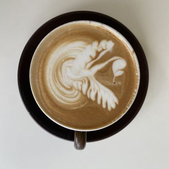 Zumbar Coffee & Tea - Beautiful artwork by the barista guy on my mocha with no drizzle and less sweetness as I like it - Coffee & Tea Near Me - San Diego, California Zumbar Coffee & Tea - Beautiful artwork by the barista guy on my mocha with no drizzle and less sweetness as I like it - Coffee & Tea Near Me - San Diego, California