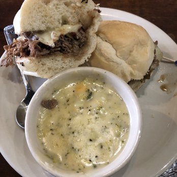 The Shire Bar & Bistro - Philly cheese w/ broccoli soup - Bars Near Me - Chehalis, Washington