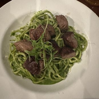 Costa Contemporary Kitchen - Tallarin Verde con Filet Mignon - Peruvian Near Me - Costa Mesa, California Costa Contemporary Kitchen - Tallarin Verde con Filet Mignon - Peruvian Near Me - Costa Mesa, California