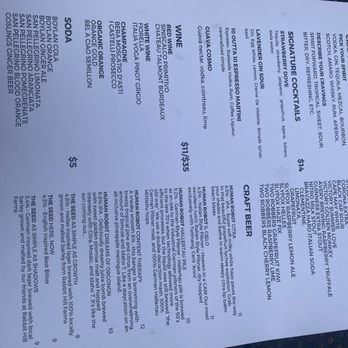 BAR1010 - Menu - Cocktail Bars Near Me - Philadelphia, Pennsylvania