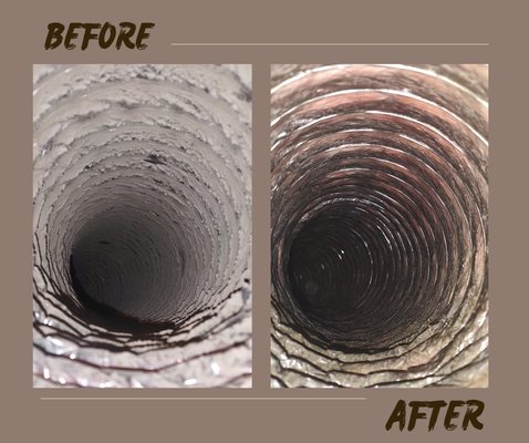Air Duct Cleaning - A look into what a routine air duct cleaning can do!
