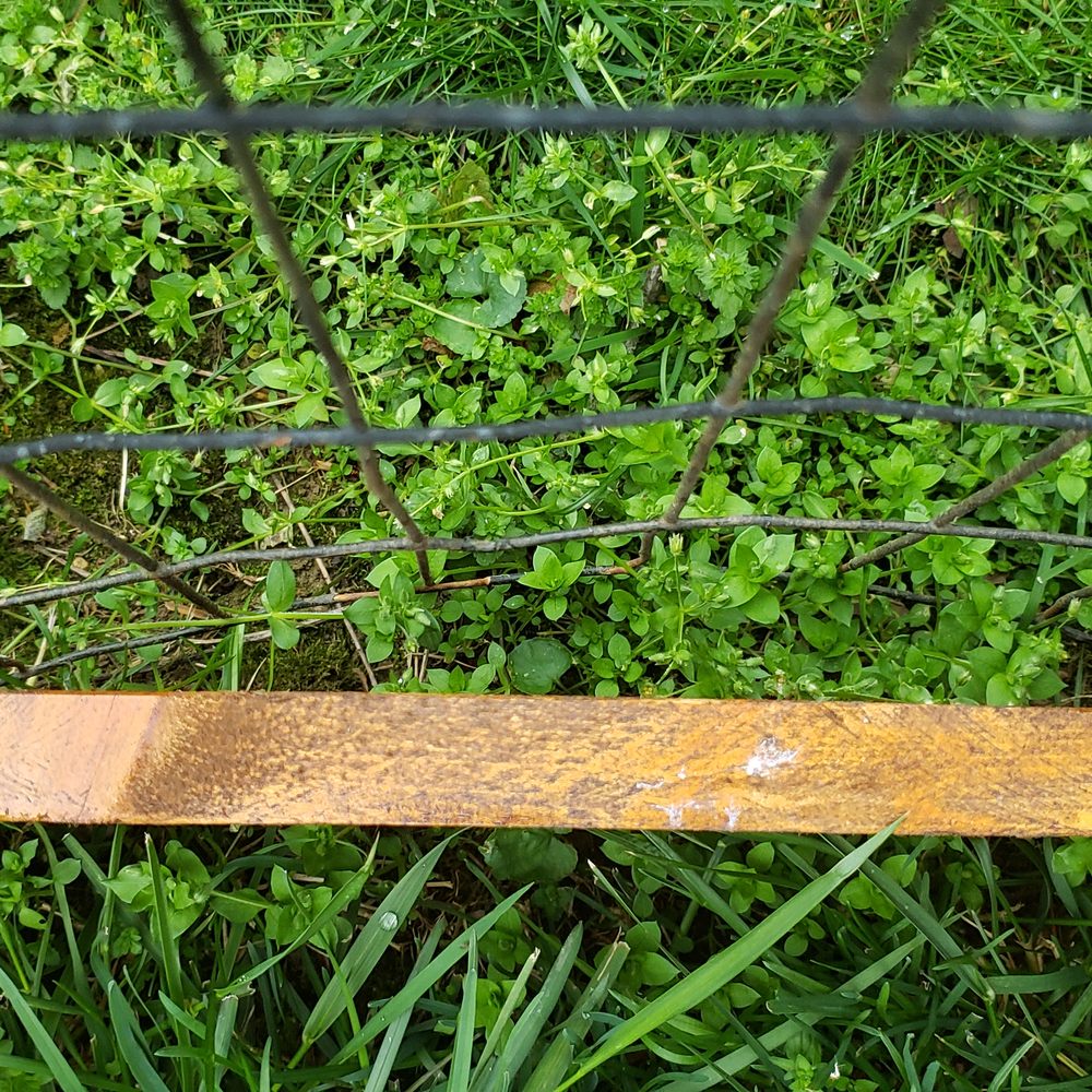 Roys Home Improvements - Fence Wire_Left gaping.  Asked to follow up and staple down. Was told Staple guns not used on "hog wire" - Handyman Near Me
