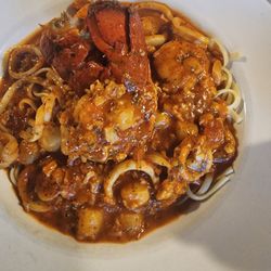 Anconna Italian Restaurant - Seafood pasta dish with lobster
