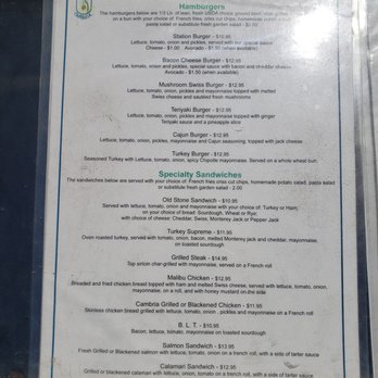Old Stone Station - Seafood Near Me - Cambria, California Old Stone Station - Seafood Near Me - Cambria, California