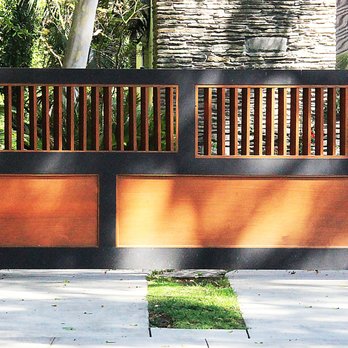 Automated Gate Services - automatic wood gate - Fences & Gates Near Me - Corona, California