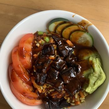 White Dog Black Cat Cafe - Vegan poke bowl - American Near Me - Green Bay, Wisconsin White Dog Black Cat Cafe - Vegan poke bowl - American Near Me - Green Bay, Wisconsin