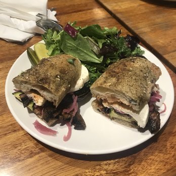 Bread Lounge - Roasted Veggies in Kalamata Olive Stick with Za'atar bread - Bakeries Near Me - Los Angeles, California