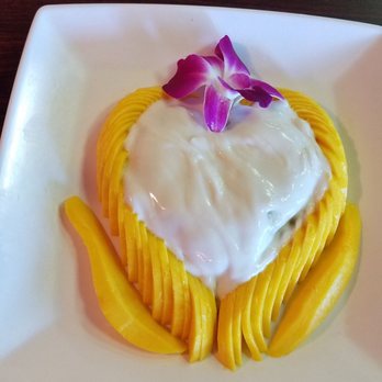 Thai Thai - Mango sticky rice dessert!! - Thai Near Me - Santee, California Thai Thai - Mango sticky rice dessert!! - Thai Near Me - Santee, California