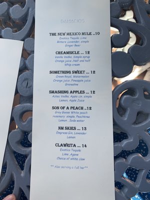 Menu photo 8 Damacios Bar & Tapas Albuquerque, NM