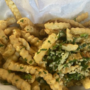 Stacked Bar & Grill - Garlic fries - Bars Near Me - Visalia, California