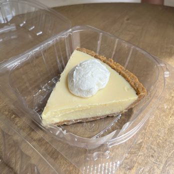 Fireman Derek's Bake Shop & Cafe - Key Lime Pie Slice - Desserts Near Me - Miami, Florida