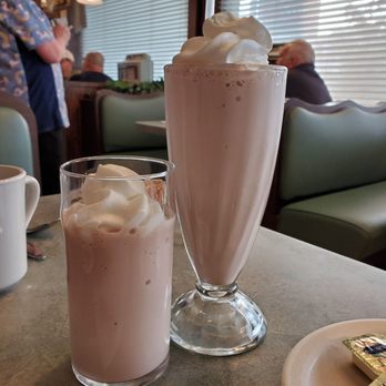 Ritter's Diner - Chocolate milkshake. Waitress gave me extra due to wait time! - Diners Near Me - Pittsburgh, Pennsylvania Ritter's Diner - Chocolate milkshake. Waitress gave me extra due to wait time! - Diners Near Me - Pittsburgh, Pennsylvania
