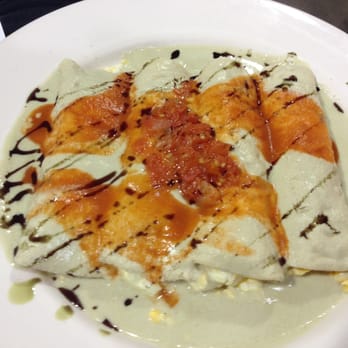 Chichen Itza Restaurant - Papadzules - Hard boiled egg enchiladas. - Mexican Near Me - Los Angeles, California Chichen Itza Restaurant - Papadzules - Hard boiled egg enchiladas. - Mexican Near Me - Los Angeles, California